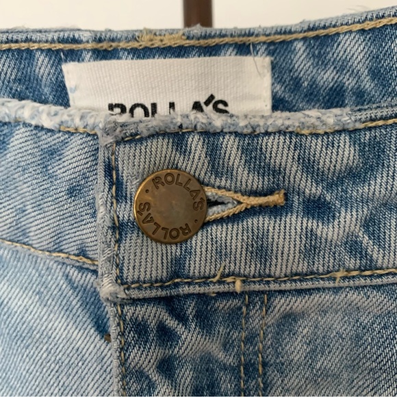 Rolla's Dusters High-Rise Relaxed Light-Wash Jean, Size 27 - Picture 4 of 12